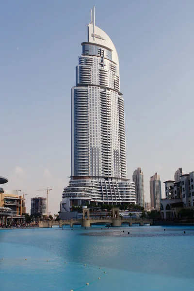 Dirección Hotel Downtown Dubai — Foto de Stock