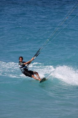 Kitesurfing clipart