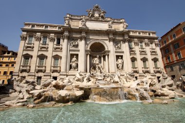 Trevi Fountain in Rome clipart