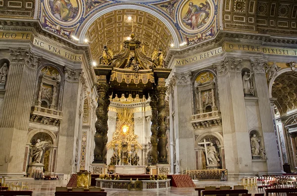 Katedrála Saint peters ve Vatikánu — Stock fotografie