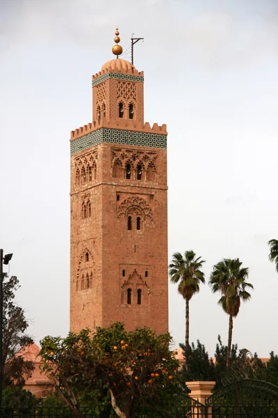 La mosquée Koutoubia w Marrakesz, Maroko — Zdjęcie stockowe