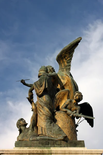 Il Pensiero de Giulio Monteverde, sur le Vittoriano à Rome — Photo