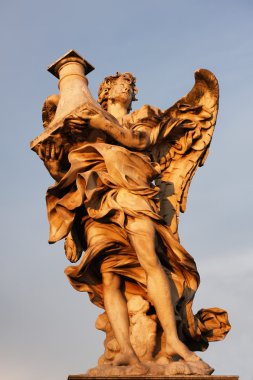 san't heykeli angelo Köprüsü Roma'da