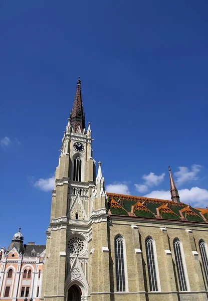 Katedra Najświętszej Maryi Panny w novi sad, serbia — Zdjęcie stockowe