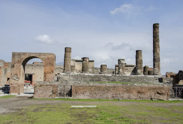 Rovine di Pompei in Italia — Foto Stock