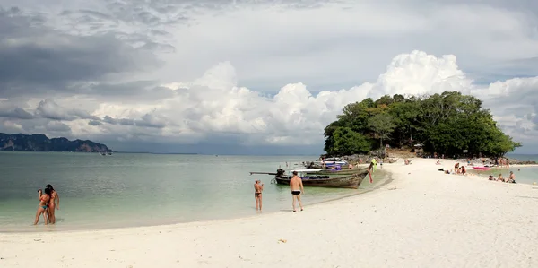 从在泰国海滩详细信息 — 图库照片