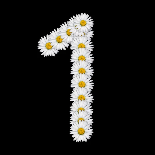 Número de flor — Foto de Stock