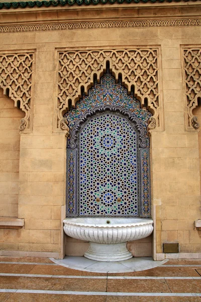 Мавзолей Mohammed V, Рабат, Марокко — стокове фото