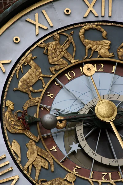 Zodiac clock — Stock Photo, Image
