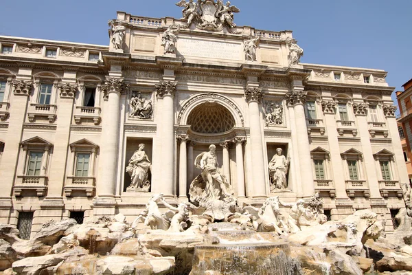Fontana di Trevi, Rome, Italië — Stockfoto