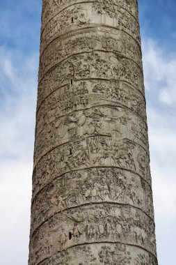 Trajan Column in Rome clipart