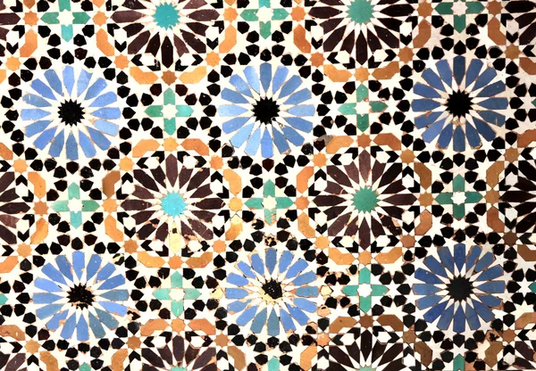 Mosaik aus Marrakesch, Marokko — Stockfoto