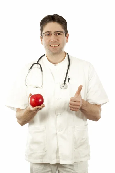 Médico da Apple — Fotografia de Stock