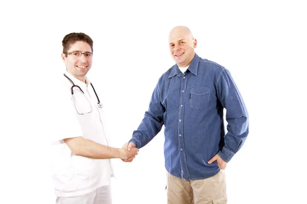 Läkare och patient — Stockfoto