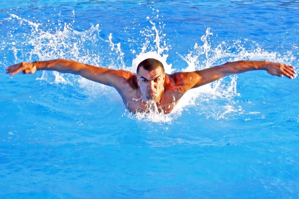 Nadador de potencia — Foto de Stock