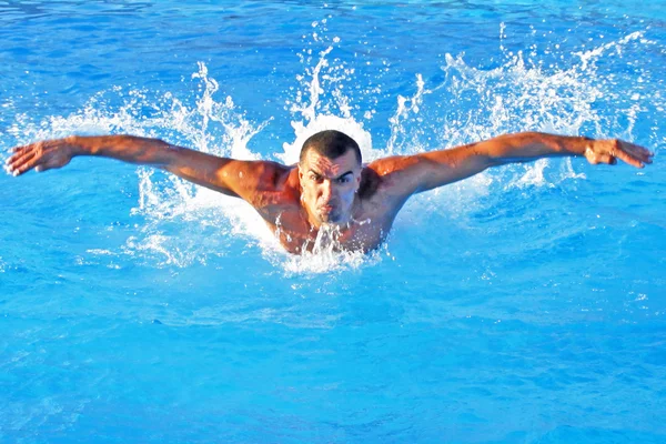 Nadador de potencia — Foto de Stock