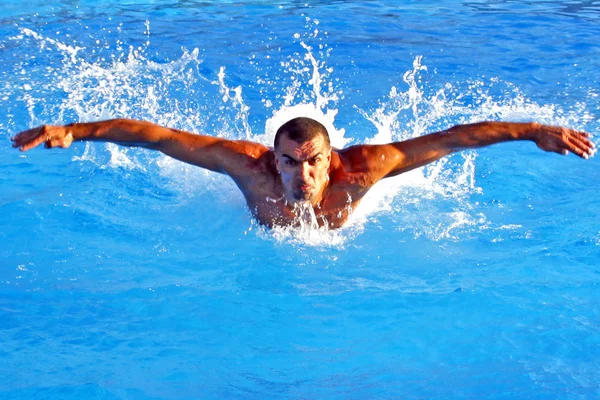 Poder de natação — Fotografia de Stock