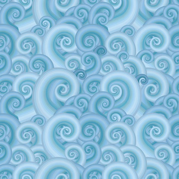 海波浪无缝模式 — 图库矢量图片