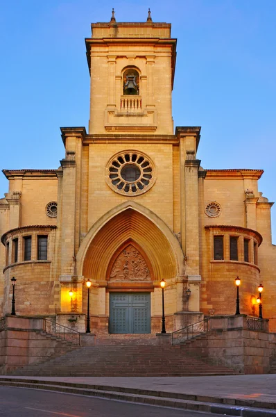 Catedral de Juan de Albacete, em Albacete, Espanha — Fotografia de Stock
