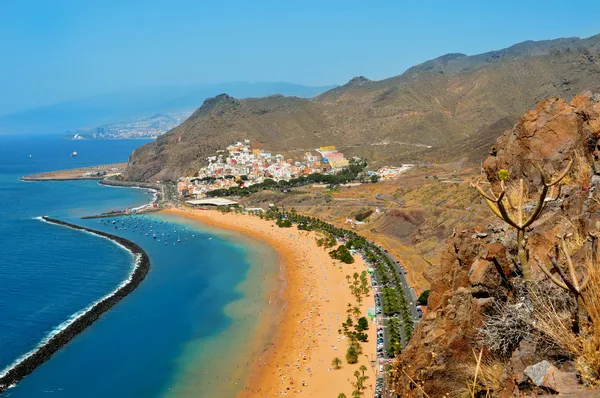 Tenerife 'deki Teresitas Sahili, Kanarya Adaları, İspanya — Stok fotoğraf