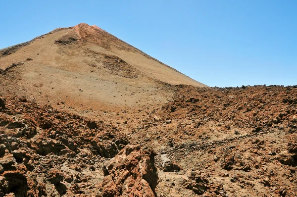Mount teide, v národním parku teide, tenerife, Kanárské ostrovy, s — Stock fotografie