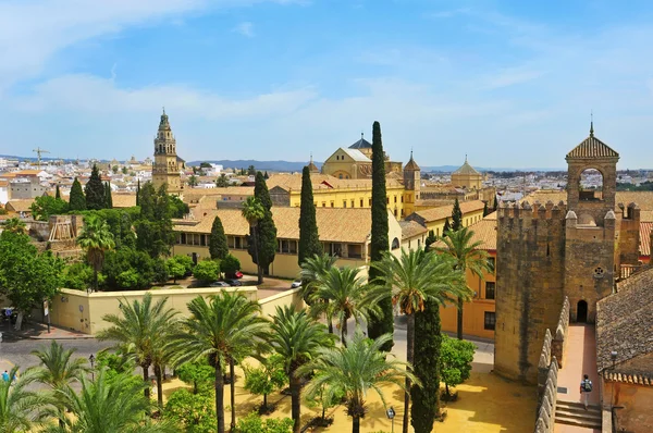 Twierdzy Alcazar i katedry? Meczet w Kordoba, Hiszpania — Zdjęcie stockowe