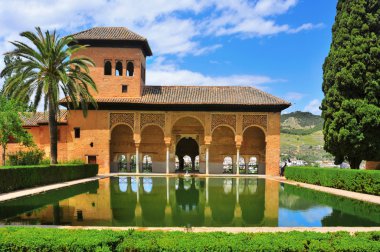 La Alhambra in Granada, Spain clipart