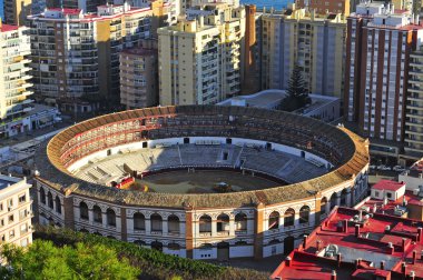 La Malagueta Bullring in Malaga, Spain clipart