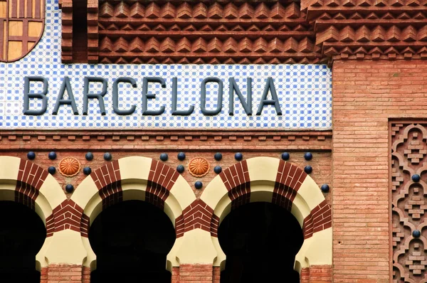 Barcelona teken — Stockfoto