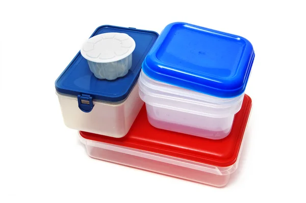 Plastic containers — Stock Photo, Image