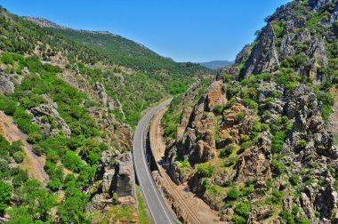 Despenaperros canyon, Spain clipart