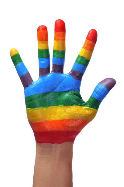 Gay hand — Stock Photo, Image