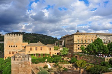 La alhambra, granada, İspanya