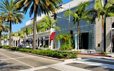 Rodeo Drive, Beverly Hills, United States clipart