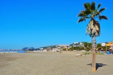 Pedregalejo Plajı Malaga, İspanya