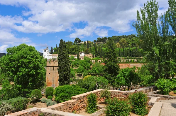 La Alhambra em Granada, Espanha — Fotografia de Stock