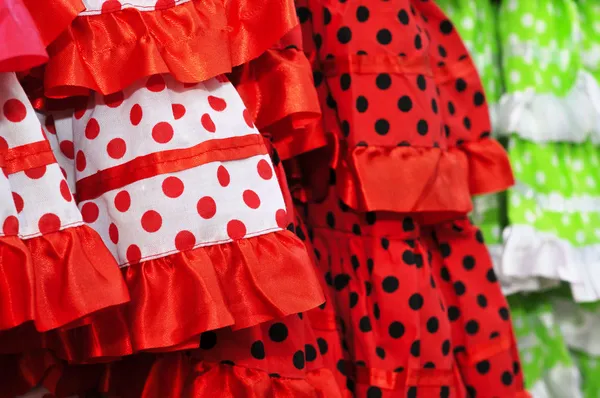 Платья фламенко — стоковое фото