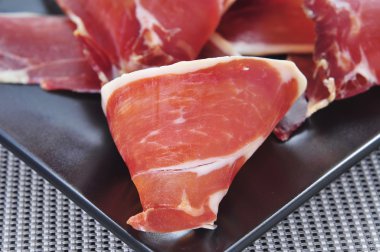 Serrano ham tapas clipart