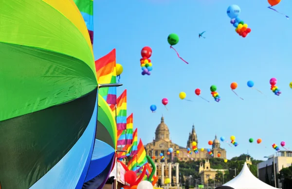 Orgulho Barcelona 2012 em Barcelona, Espanha — Fotografia de Stock