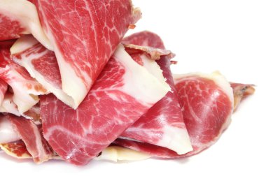 Spanish serrano ham clipart