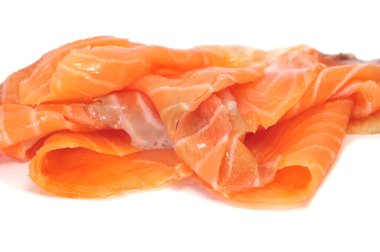 Smoked salmon clipart