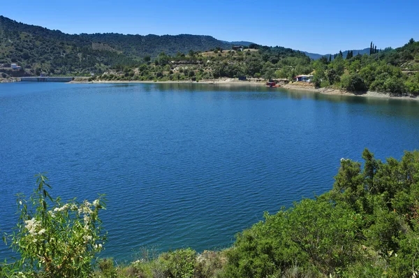 Siurana reservoir in de Spaanse provincie tarragona — Stockfoto