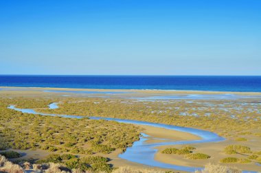 Sotavento fuerteventura, Kanarya Adaları, İspanya plaj