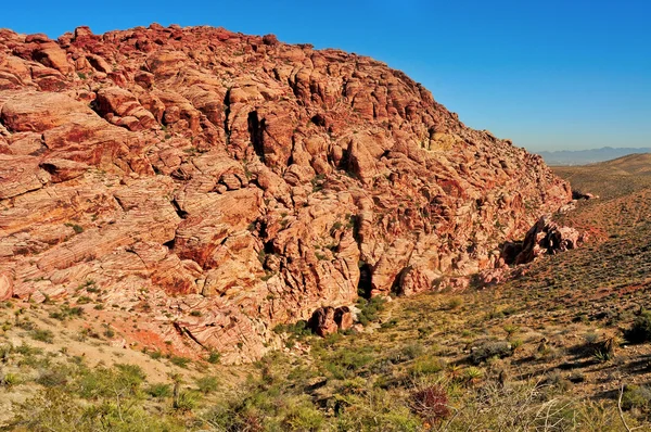 Nationales Naturschutzgebiet Red Rock Canyon, in Nevada, vereint st — Stockfoto