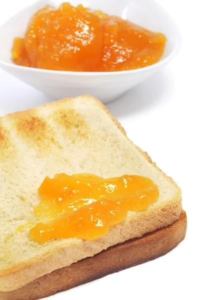 Reçel ile tost — Stok fotoğraf