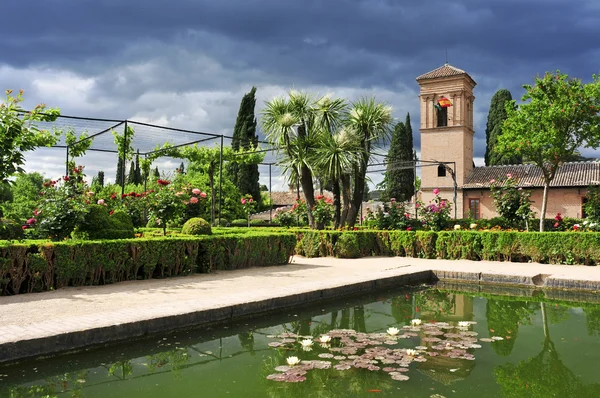 La Alhambra em Granada, Espanha — Fotografia de Stock