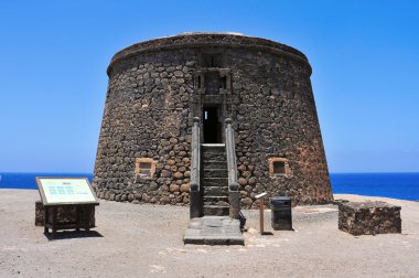 Torre del Toston in El Cotillo, Fuerteventura, Canary Islands, S clipart