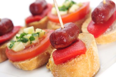 Spanish pinchos clipart