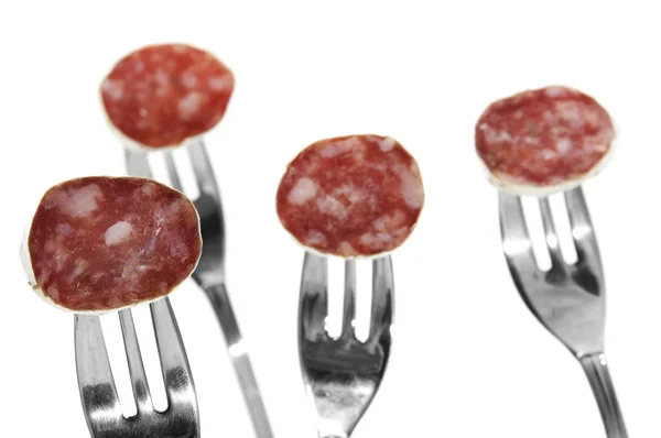 stock image Spanish salami