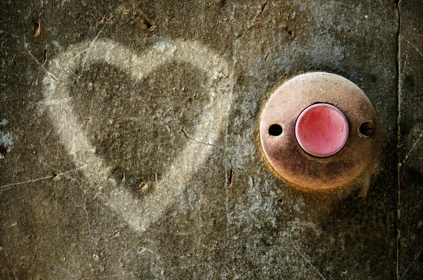 Heart on a wall — Stock Photo, Image